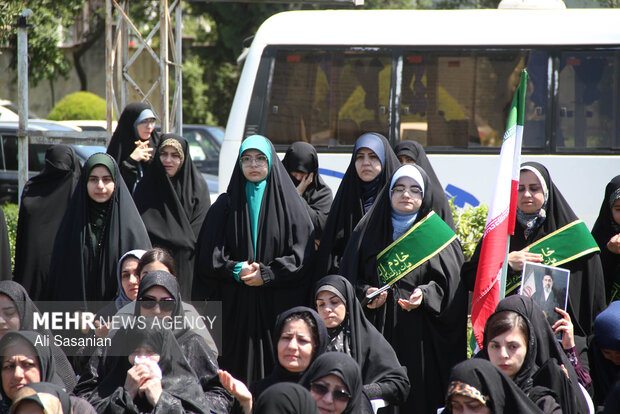حضور کاروان زیر سایه خورشید در آستارا