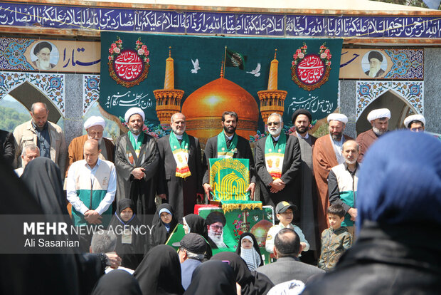 حضور کاروان زیر سایه خورشید در آستارا