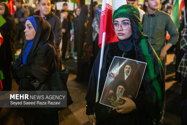 People in Tehran denounce US-Israeli attack on Iran
