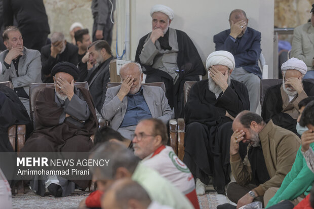 مراسم چهلم شهادت حجت‌الاسلام شهید خطیب در قم