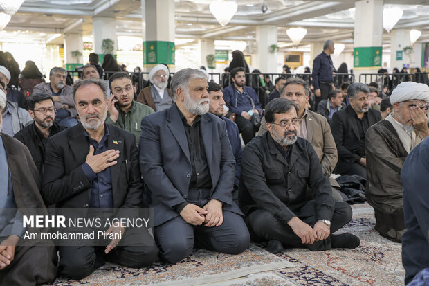 مراسم چهلم شهادت حجت‌الاسلام شهید خطیب در قم