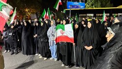 تجمع مردمی در محکومیت جنایات رژیم تروریستی آمریکائی صهیونیستی