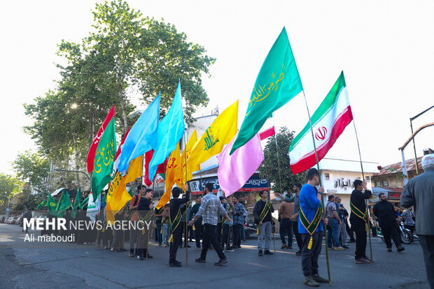 استقبال از کاروان خادمین حرم مطهر رضوی در رشت
