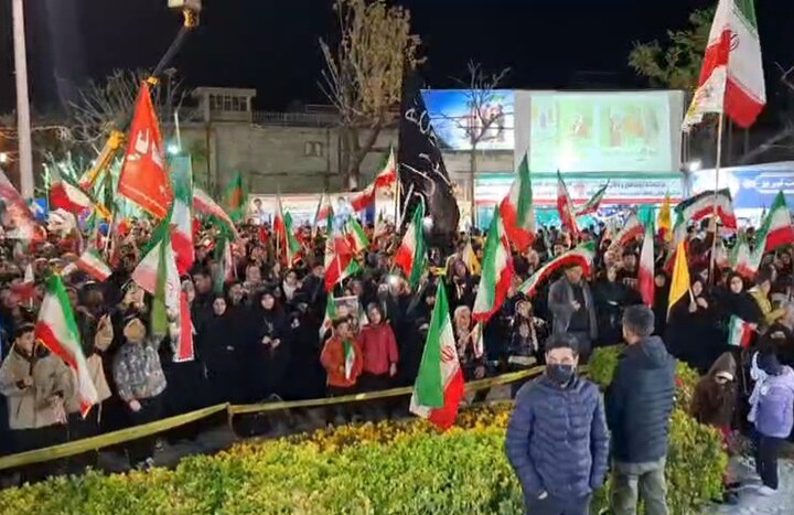 پنجاه‌وپنجمین شب حماسه‌سازی مردم تبریز در خیابان‌ها و میادین شهر