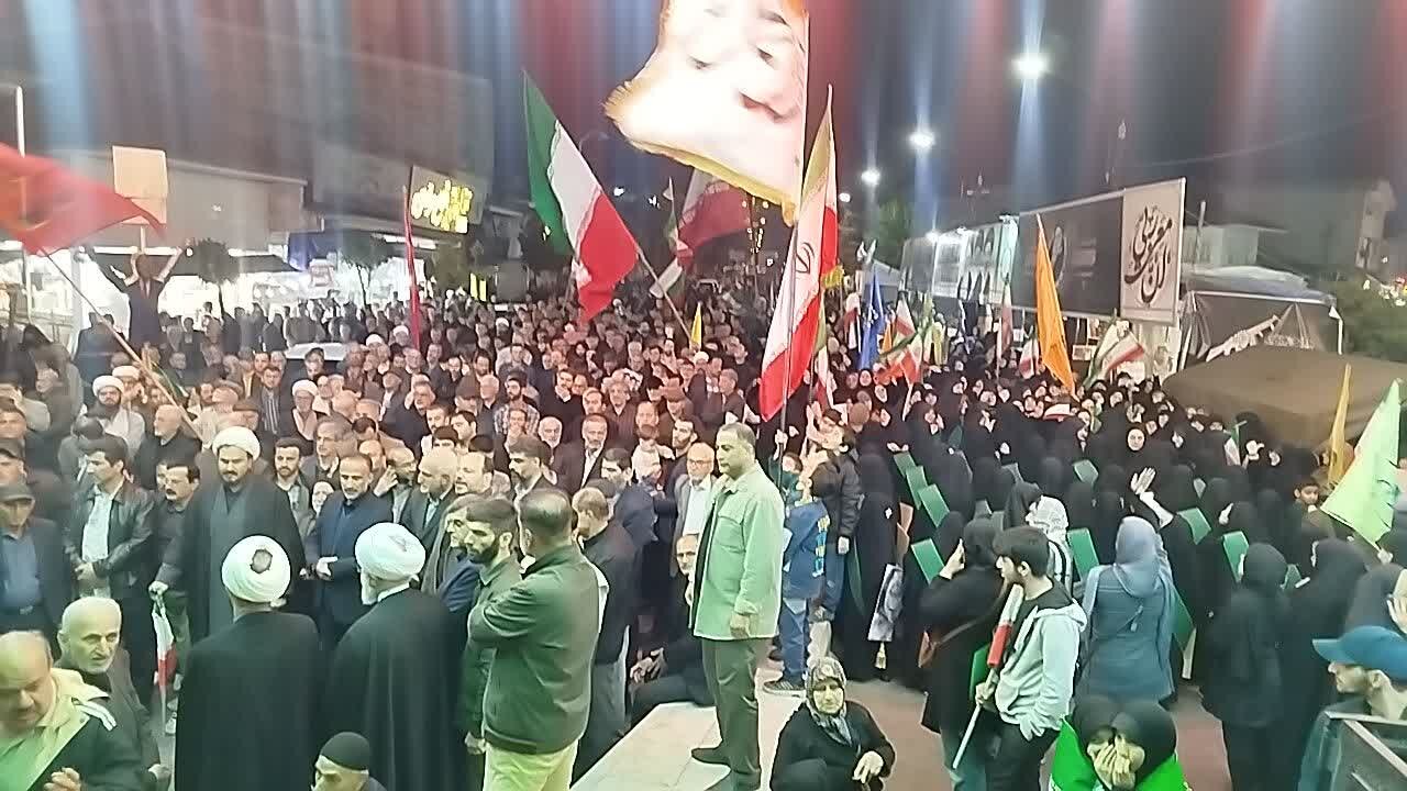 پنجاه و چهارمین حضور متحد و یکصدای مردم آستانه اشرفیه در خیابان پنجاه و چهارمین حضور متحد و یکصدای مردم آستانه اشرفیه در خیابان