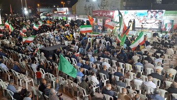 اجتماع باشکوه مردمی در  گناوه