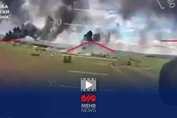 لحظه حمله پهپاد FPV حزب الله به یک هاموی اسراییلی