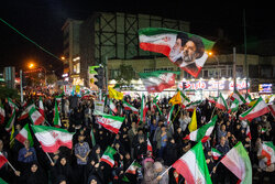 اجتماع حمایت از رزمندگان در مقابله با دشمن آمریکایی - صهیونی