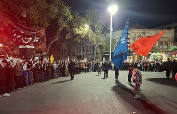 هیئت‌های حسینی تبریز همچنان پای کار انقلاب هستند
