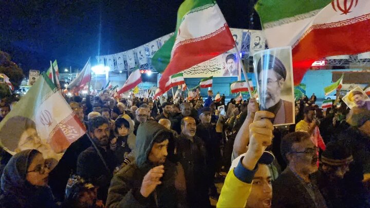 حضور ناواستوار یکم‌ «رضا کاغذلو» در اجتماع شبانه رامیان