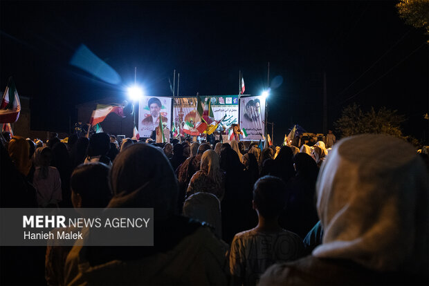 پنجاه و پنجمین شب از تجمعات در گلستان