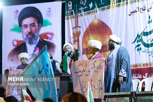 پنجاه و پنجمین شب از تجمعات در گلستان