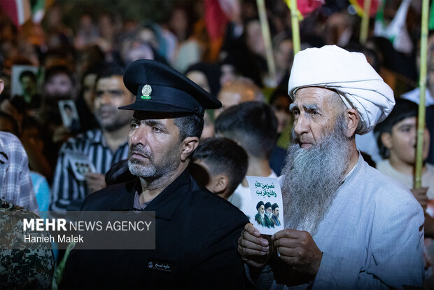 پنجاه و پنجمین شب از تجمعات در گلستان