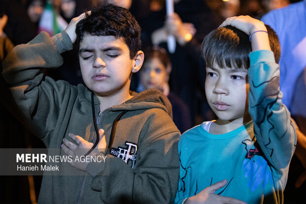 پنجاه و پنجمین شب از تجمعات در گلستان