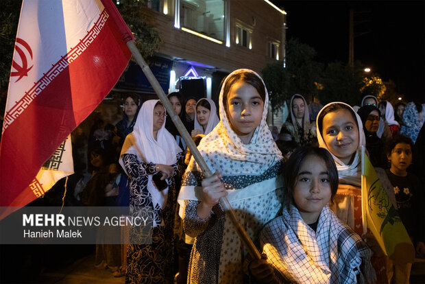 پنجاه و پنجمین شب از تجمعات در گلستان