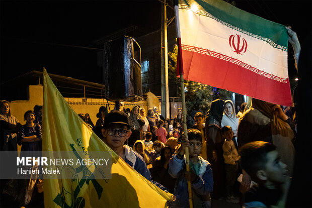 پنجاه و پنجمین شب از تجمعات در گلستان