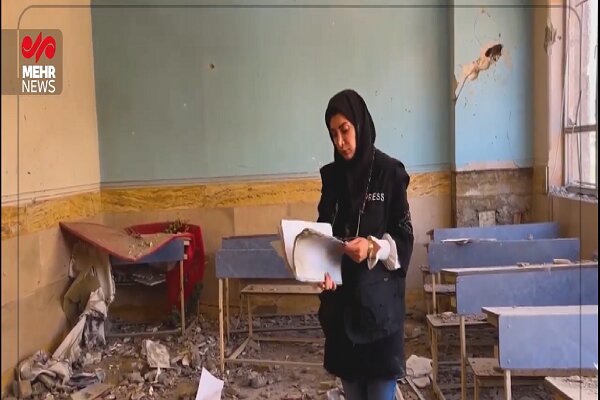 Savaşın izleri 1: Tahran'da saldırıya maruz kalan okuldan özel belgesel