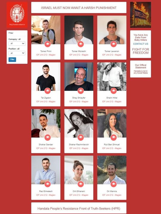 حنظله هویت ۱۰۰ افسر ارشد «ماگلان» ارتش صهیونیست‌ها را فاش کرد+ تصاویر