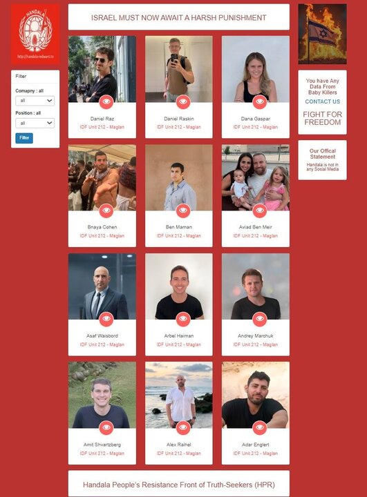 حنظله هویت ۱۰۰ افسر ارشد «ماگلان» ارتش صهیونیست‌ها را فاش کرد+ تصاویر