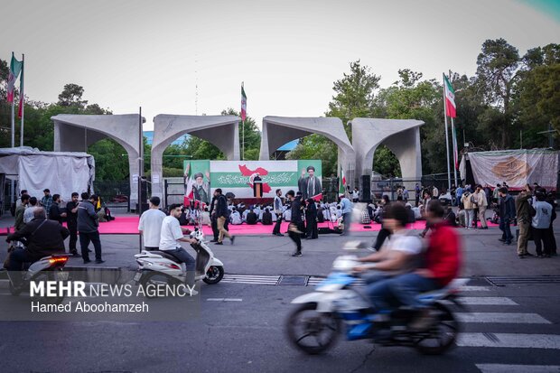 اجتماع دانشجویان جهادگر و تجدید میثاق با آرمان‌های رهبر شهید انقلاب