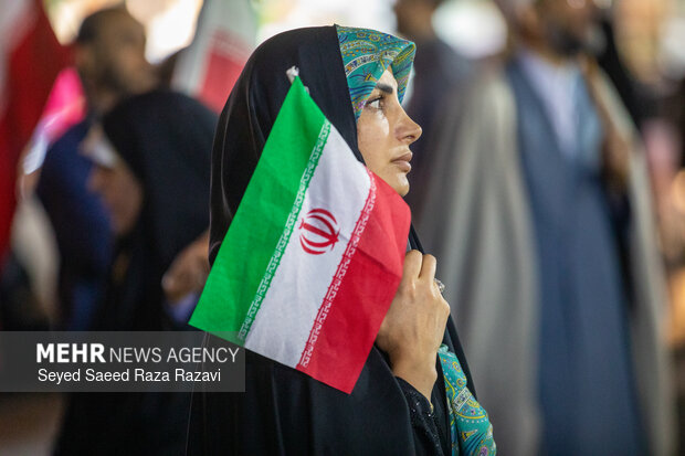 اجتماع حمایت از رزمندگان در مقابله با دشمن آمریکایی - صهیونی