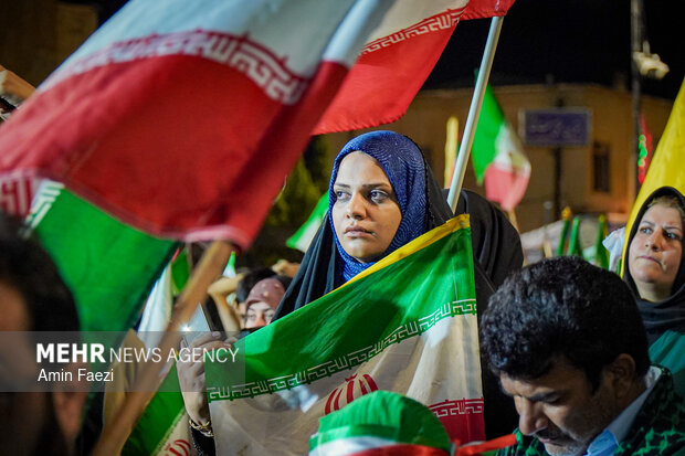 تجمع مردم شیراز