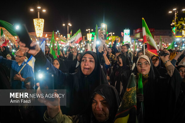 تجمع مردم شیراز