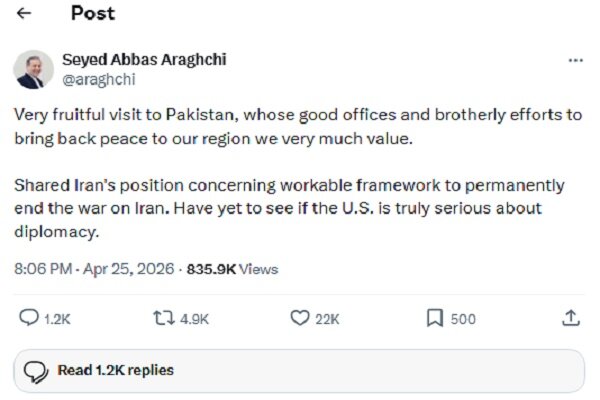 FM says shared workable framework to end war