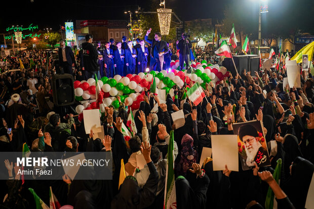 تجمع مردم شیراز