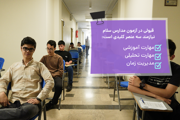 آزمون ورودی نهم به دهم مدارس سلام؛ راهنمای کامل قبولی ۱۴۰۶ ــ ۱۴۰۵