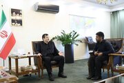دیدار روسای فدراسیون‌های کشتی و زورخانه‌ای و پهلوانی با وزیر ورزش 