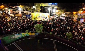 حماسه آفرینی مردم رفسنجان در اجتماع باشکوه میدان شهید سلیمانی