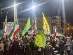 خروش پنجاه‌وششم مردم مشگین شهر در دفاع از ایران