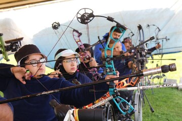 سرمربی و ورزشکار کرمانی در اردوی تیم ملی پارا تیروکمان ایران