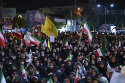 پنجاه‌وهفتمین شب حضور مردم بندرگز؛ اجتماع پرشور در قلب شهر