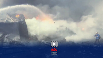 تصاویری دیده نشده از حادثه انفجار در بندر شهید رجایی