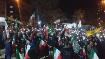 شکوه حماسه بیجاری‌ها در تجمع شبانه