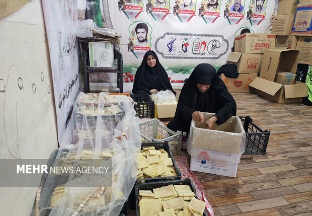 برپایی ۶۵ موکب خدمت‌رسانی توسط گروه‌های جهادی بسیج سازندگی دشتی