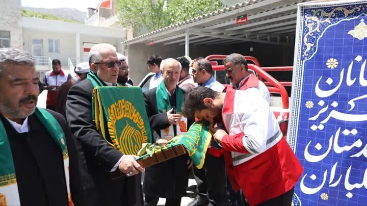 حضور کاروان «زیر سایه خورشید» در دورود