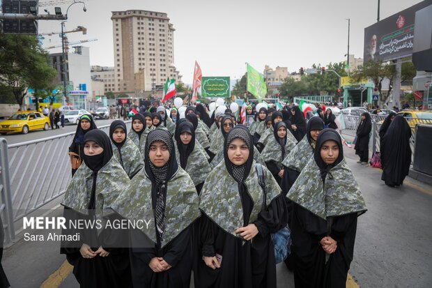 رزمایش اقتدار فرزندان امام رضا (ع)