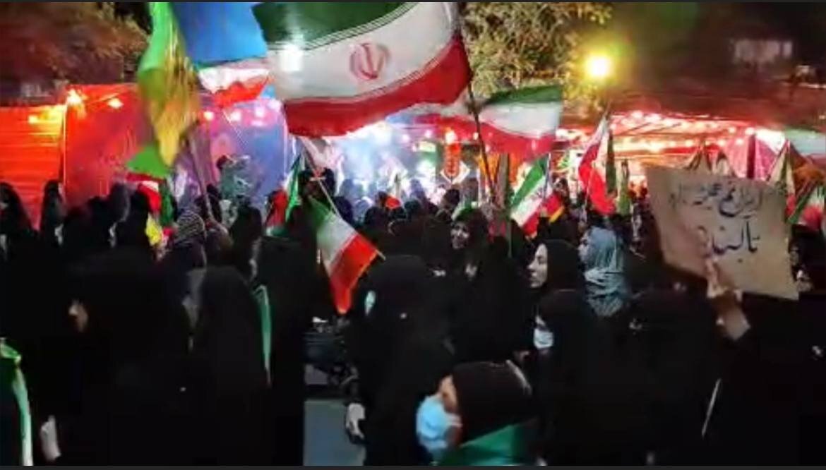 خیابان آیت الله کاشانی شهرکرد میزبان پنجاه و ششمین اجتماع مردمی