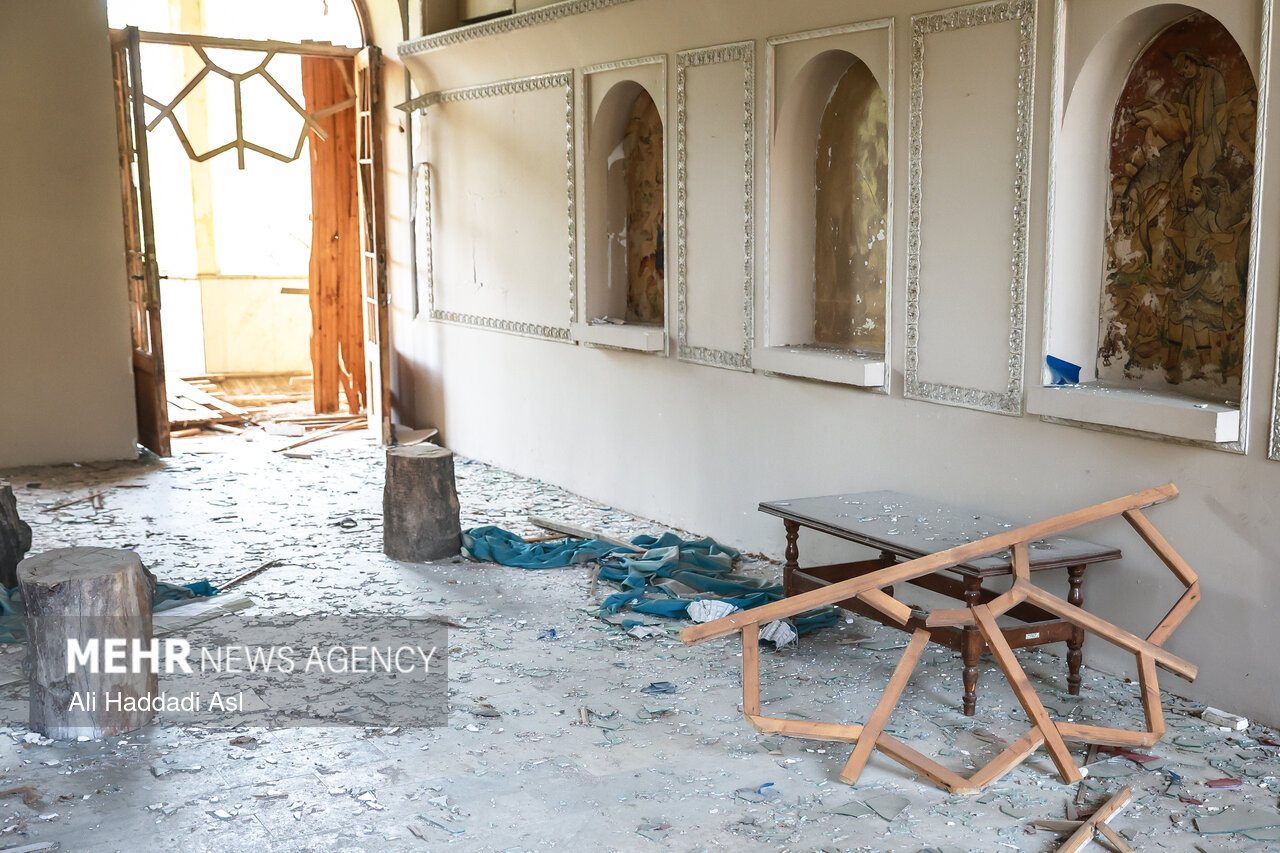 اصابت ۲۱ موشک سنگرشکن به حریم سعدآباد