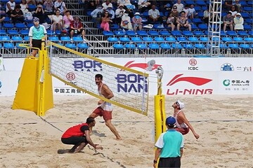 پایان کار تیم ملی والیبال ساحلی «الف» با شکست برابر عمان