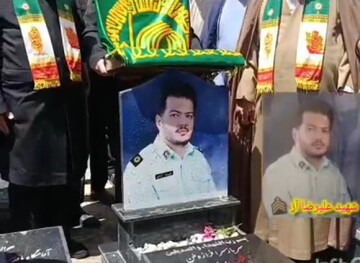 شمیم عطر رضوی در گلزار شهدای قروه