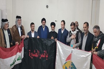 دیدار جمعی از موکب داران کشور عراق با خانواده شهیدان «سفیدپری»