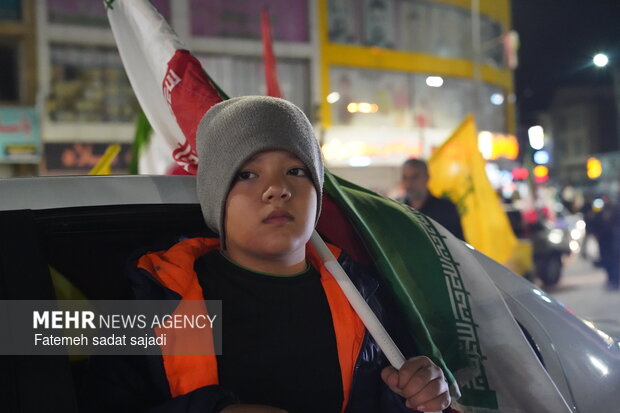 شب پنجاه و هفتم مقاومت ملی مردم کرمان در خیابان ها