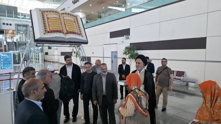 نخستین پرواز زائران ایرانی تمتع ۱۴۰۵ عازم مدینه شد 