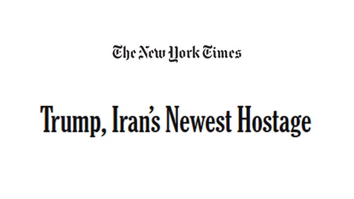 دۆناڵد ترامپ سەرۆکی ئەمریکا بارمتەی نوێی ئێرانە