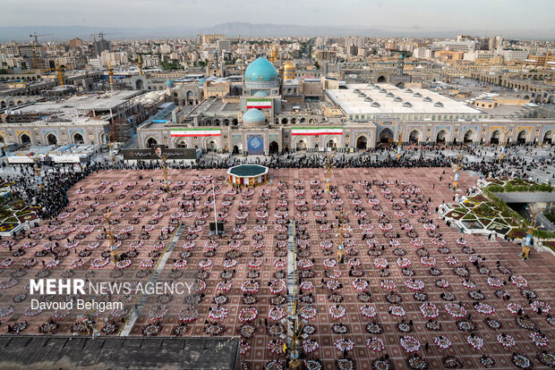 اجتماع ۱۲هزار قرآن آموز در حرم امام رضا (ع)