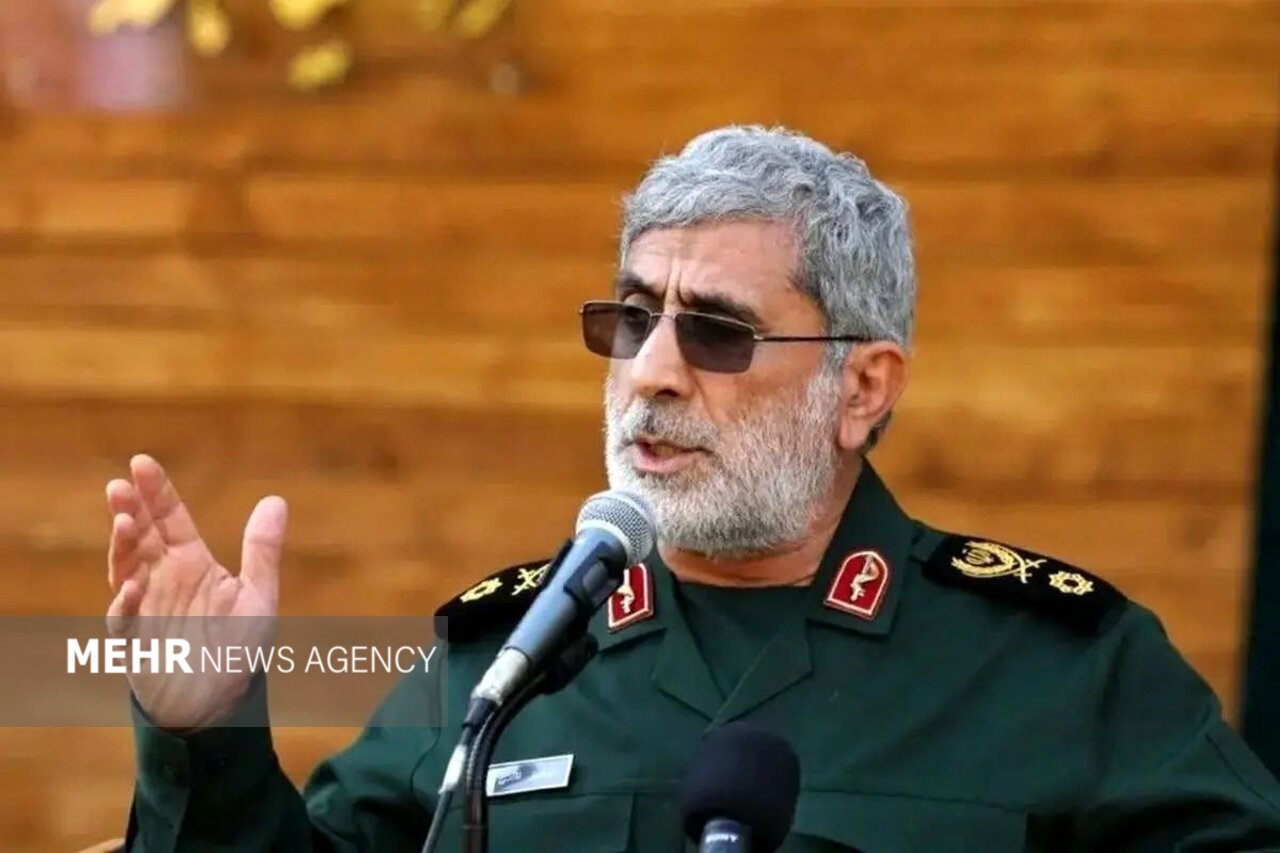 سردار قاآنی: از تنگه هرمز تا دریای سرخ کمربند امنی